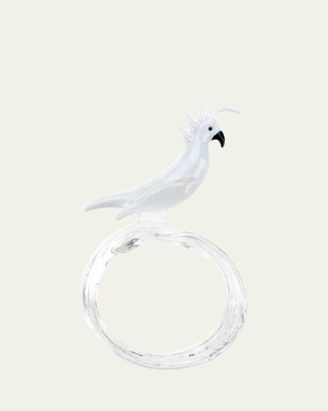 WHITE COCKATOO NAPKIN RING